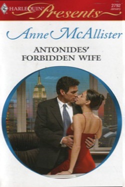 Antonides’ Forbidden Wife by Anne McAllister
