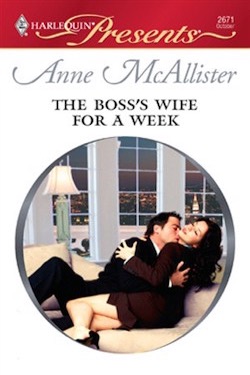 The Boss’s Wife for a Week by Anne McAllister