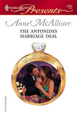 The Antonides Marriage Deal by Anne McAllister